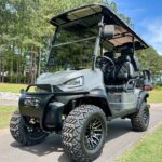 Voyager 4-Passenger Lifted Golf Cart Rental Perfect Storm | Bazen Golf Cars