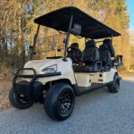 Voyager 6-Passenger Non-Lifted Golf Cart Rental Sandy Shore | Bazen Golf Cars