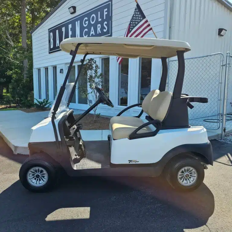 Side Of White Club Car Tempo